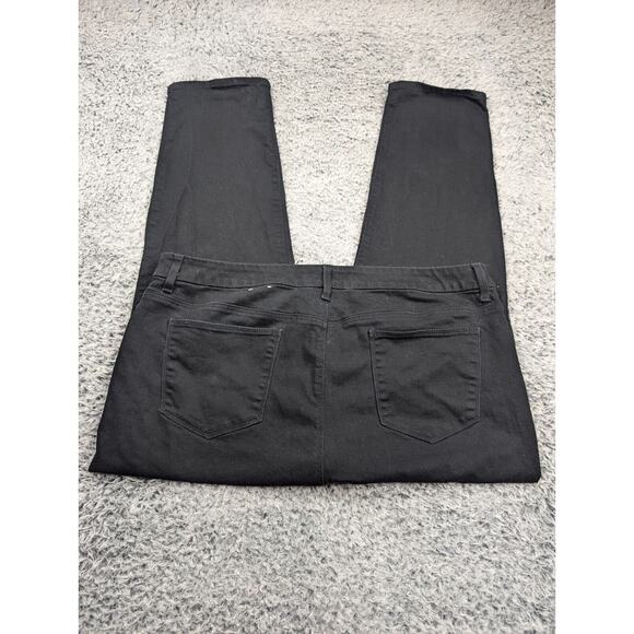 Chicos Jeans Women 3 Black High Rise Normcore Slim Leg Stretch Casual Denim - Picture 1 of 11